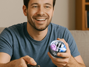 Centering focus with rhythmic motion